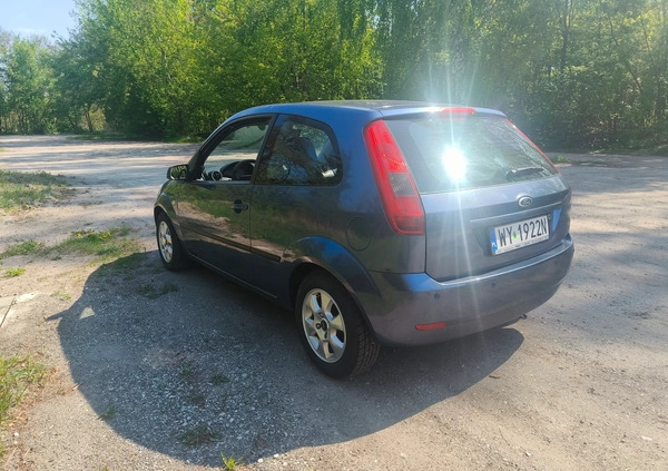 Ford Fiesta cena 6200 przebieg: 190500, rok produkcji 2005 z Warszawa małe 596